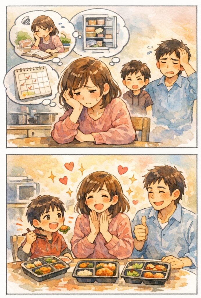 宅食を週1だけ使うのはあり？冷凍弁当の選び方と家族のアレルギー対応まで全解説