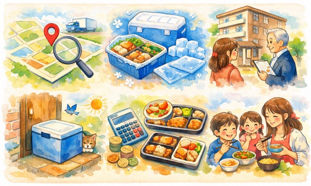 まとめ：宅食の置き配は夜帰宅でも安全？受け取りをラクにする前に確認すべき6つのこと