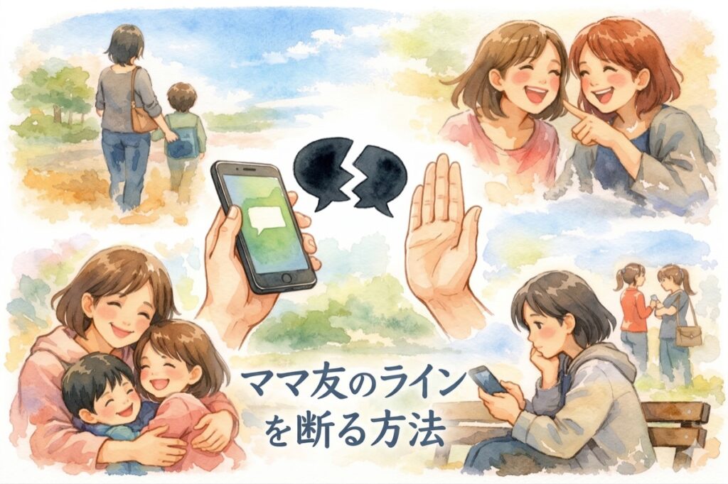 ママ友のライン交換を断る方法｜気まずくならない伝え方と例文、交換後の距離の取り方まで