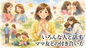 いろんな人と話すママ友との付き合い方｜好かれるママ友の特徴と先輩ママが実践してきたコツ