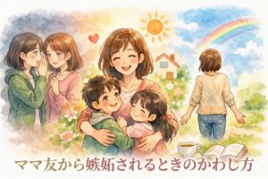 ママ友から嫉妬されるときのかわし方｜ターゲットになりにくい振る舞いと心を守るコツ