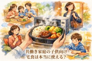 共働き家庭の子供向け宅配食は本当に使える？平日の夕飯がラクになる選び方と状態別サービス比較