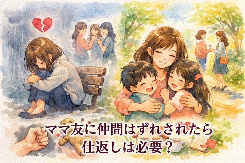 ママ友に仲間はずれされたら仕返しは必要？傷ついた心を守る考え方と距離の取り方