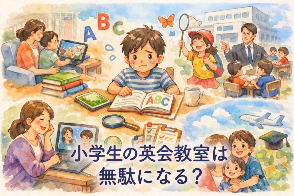 小学生の英会話教室は無駄になる？効果が出ない本当の原因と後悔しない教室選びのポイント