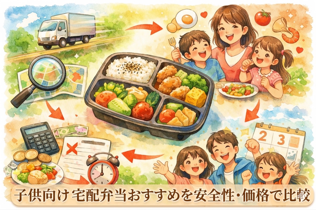 幼児食から家族みんなの食卓へ｜子供向け宅配弁当おすすめを安全性・価格で比較