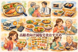 高齢者向け減塩宅配食おすすめ6選｜塩分制限食の選び方と親への上手な導入のコツ