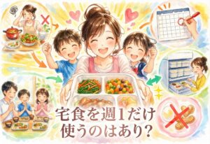 宅配食を週1だけ使うのはあり？冷凍弁当の選び方と家族のアレルギー対応まで全解説