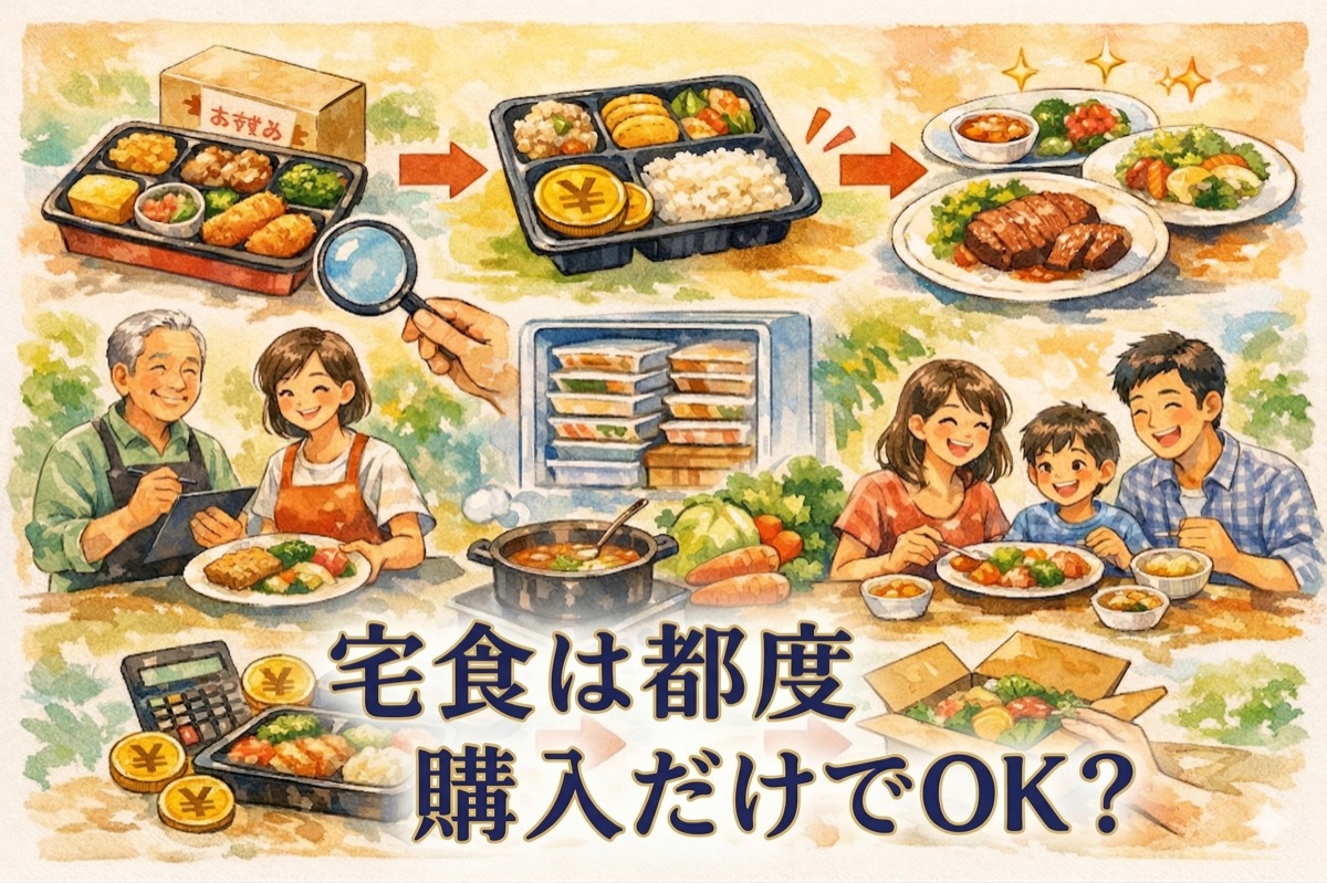 宅食は都度購入だけでOK？定期が苦手な4人家族のための失敗しないサービスの選び方