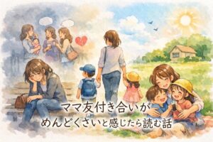 ママ友付き合いがめんどくさいと感じたら読む話｜しんどい関係をラクにする考え方と距離の取り方