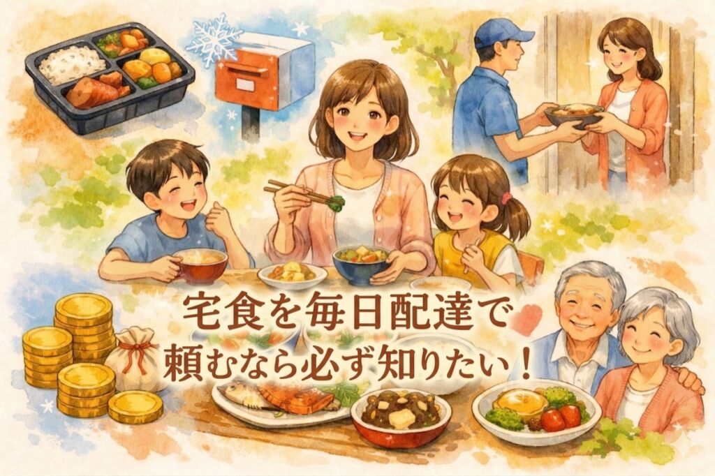 宅配食を毎日配達で頼むなら必ず知りたい！飽きない選び方と受け取りやすさを徹底解説