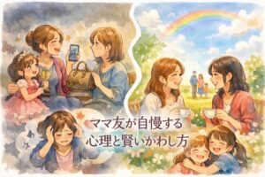 ママ友が自慢する心理と賢いかわし方｜うんざりする自慢話への上手な付き合い方