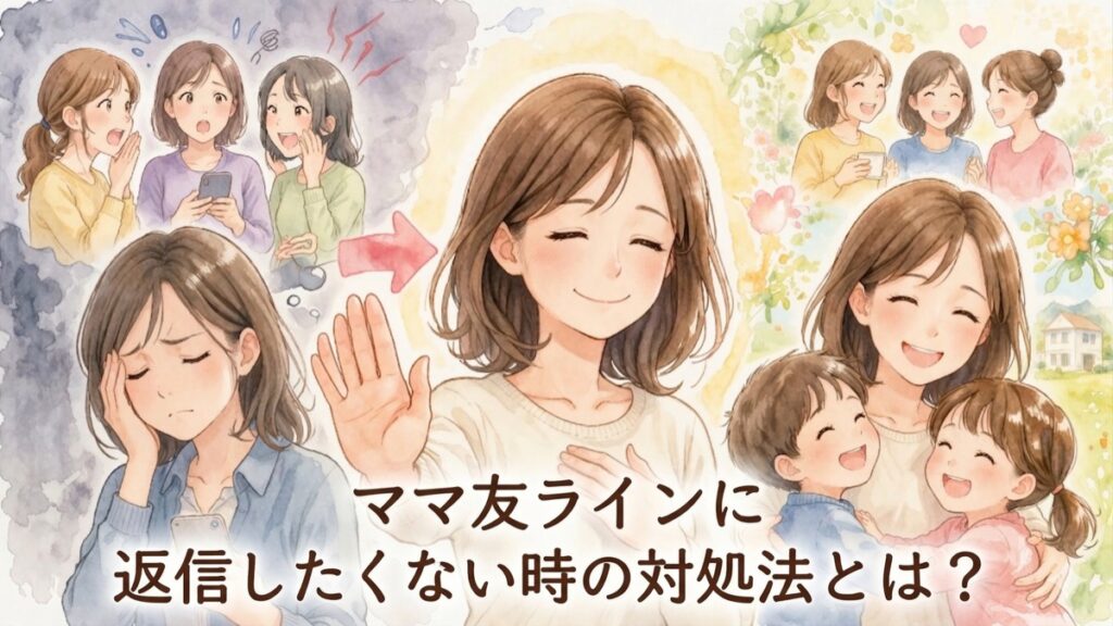 ママ友ラインに返信したくない時の対処法とは？気持ちが楽になる考え方と自然な終わらせ方