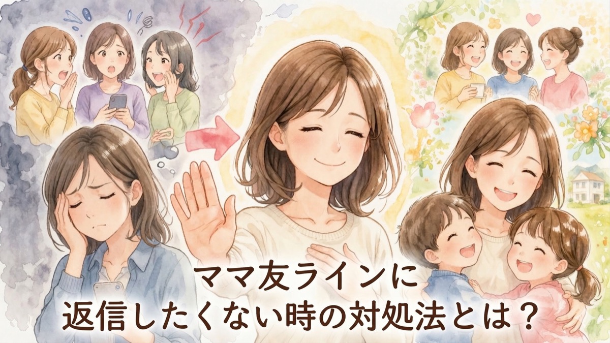 ママ友ラインに返信したくない時の対処法とは？気持ちが楽になる考え方と自然な終わらせ方