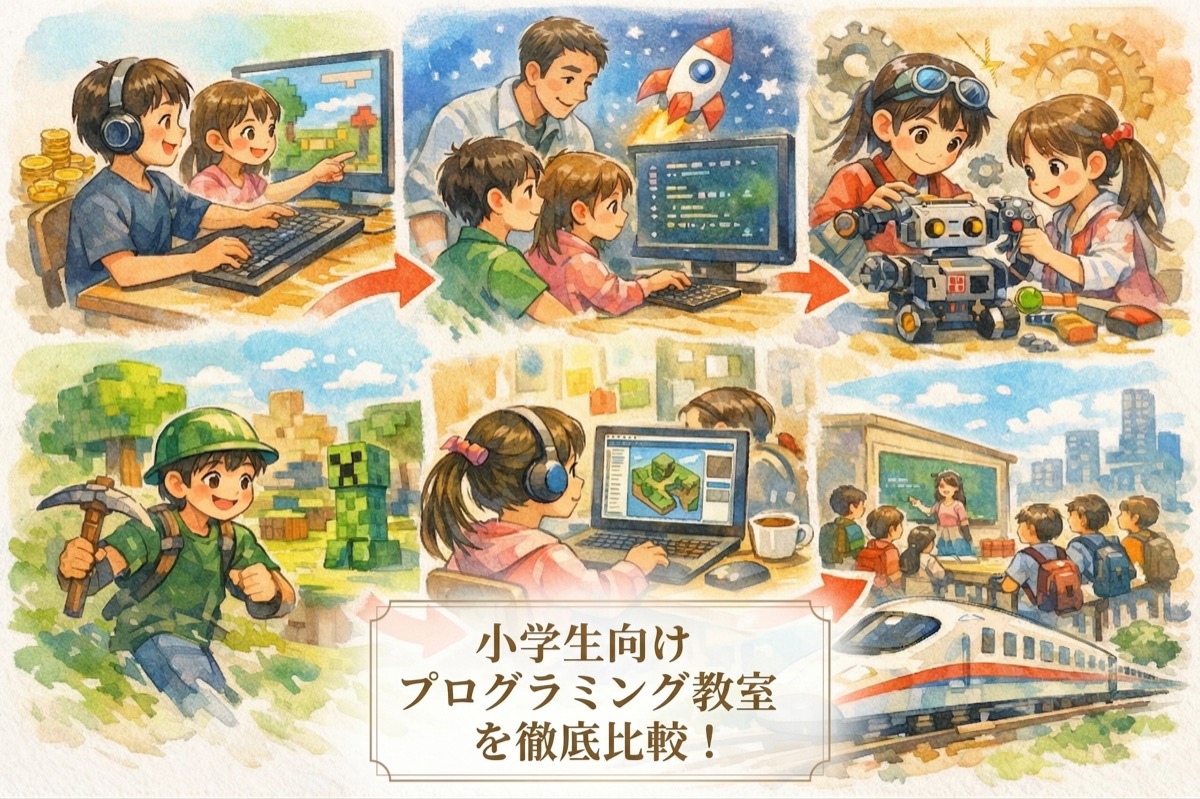 小学生向けプログラミング教室を徹底比較！費用・カリキュラム・実績で後悔しない選び方【2026年最新版】