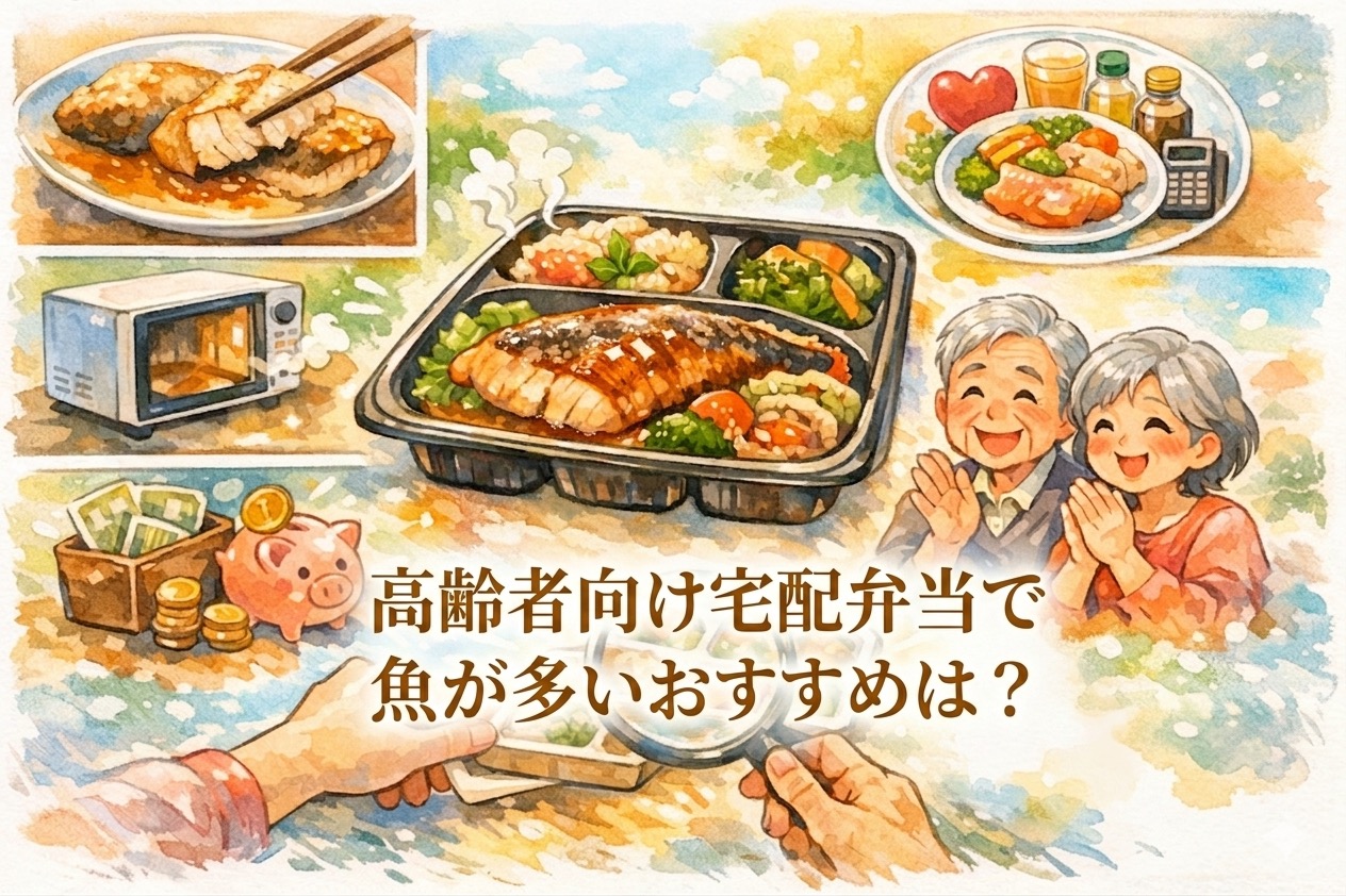 高齢者向け宅配弁当で魚が多いおすすめは？骨なし・やわらか食で食べやすさと栄養をまとめて確認