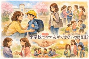 小学校でママ友ができないのは普通？入学後に焦らず自然とつながるための考え方と行動