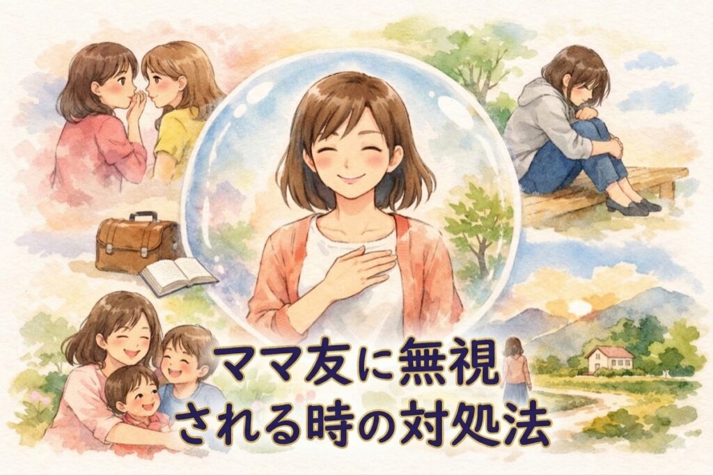 ママ友に無視される時の対処法｜気にしない考え方と心を守る距離の取り方をやさしく整理