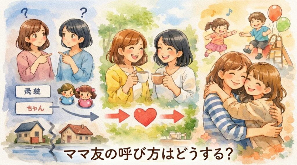 ママ友の呼び方はどうする？苗字・名前・ちゃん付けで迷う時に知りたい距離感と自然な変え方