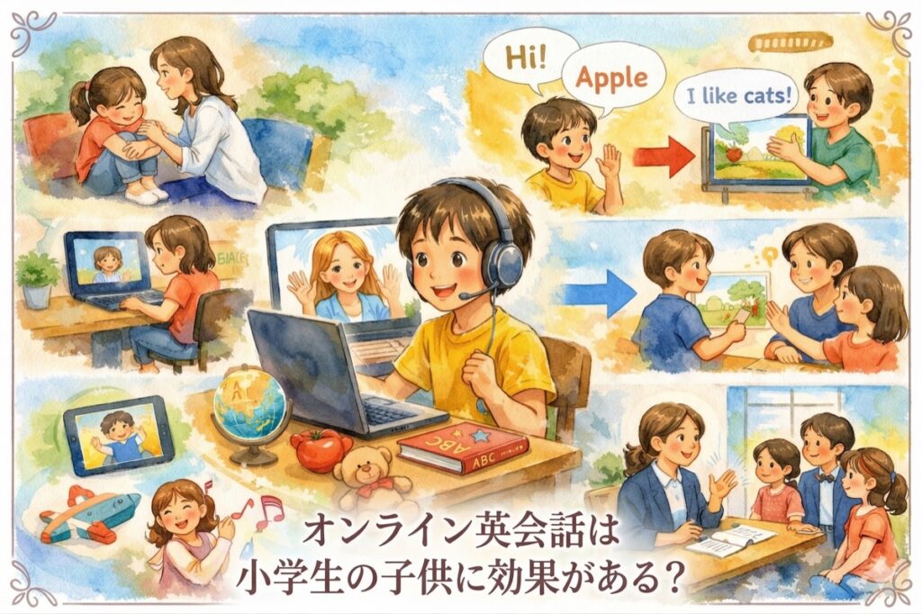 オンライン英会話は小学生の子供に効果がある？引っ込み思案でも続けられる理由と実際の成果を解説
