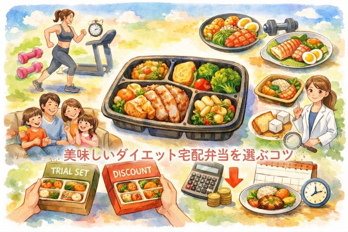 美味しいダイエット宅配弁当を選ぶコツ｜続けやすくて失敗しない7サービスを料金・栄養バランスで徹底比較
