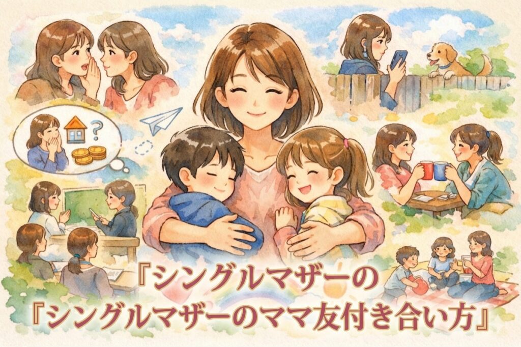シングルマザーのママ友付き合い方｜距離感・詮索・PTA…気楽に関係を築く7つのヒント