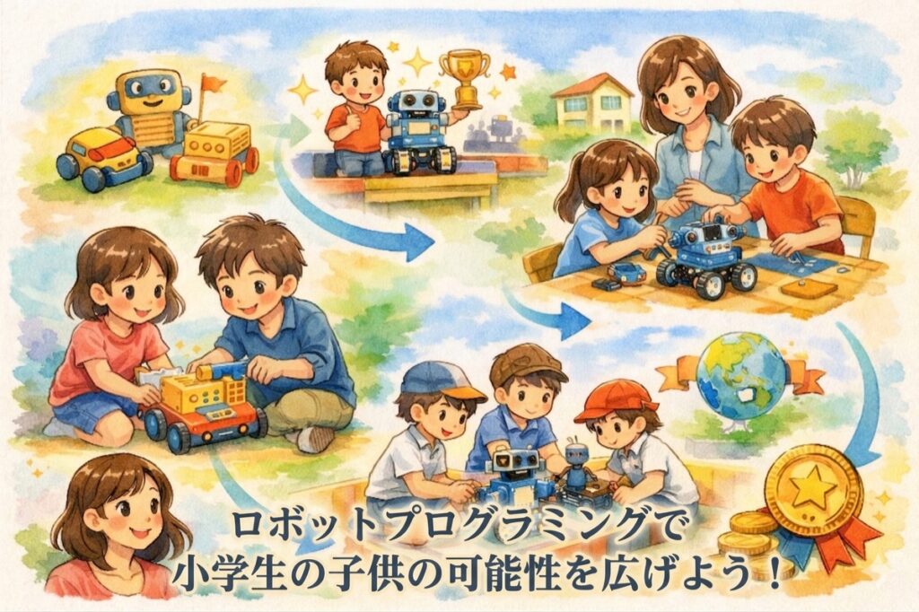 ロボットプログラミングで小学生の子供の可能性を広げよう！おすすめ教室・キット・大会参加方法まとめ