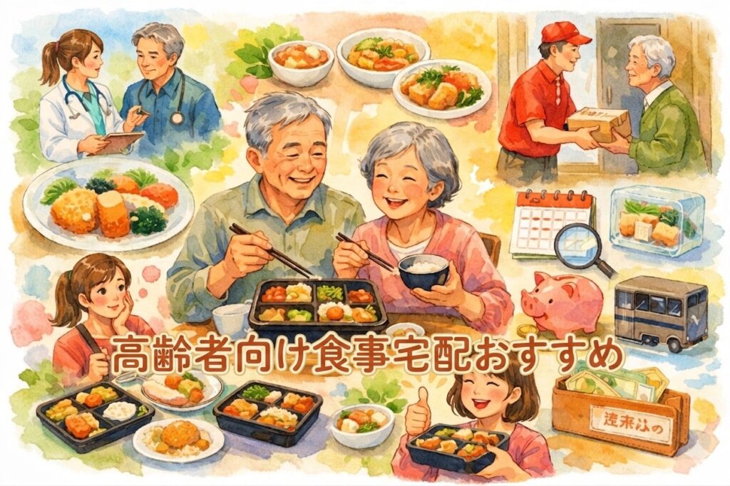 高齢者向け食事宅配おすすめ10選｜60代、70代が美味しいと感じるサービスの選び方を本音で徹底比較