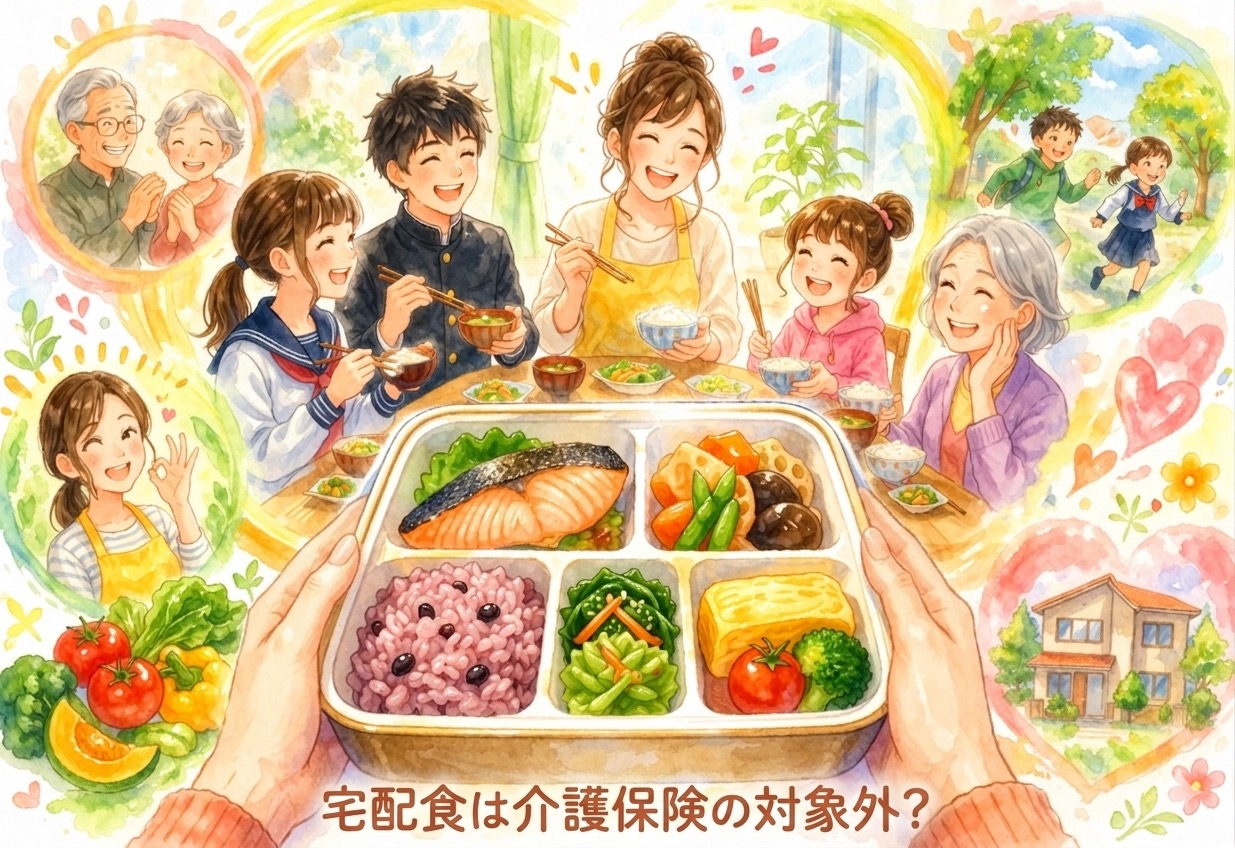 宅配食は介護保険の対象外？使える制度・自治体補助・費用の目安をまるごと解説