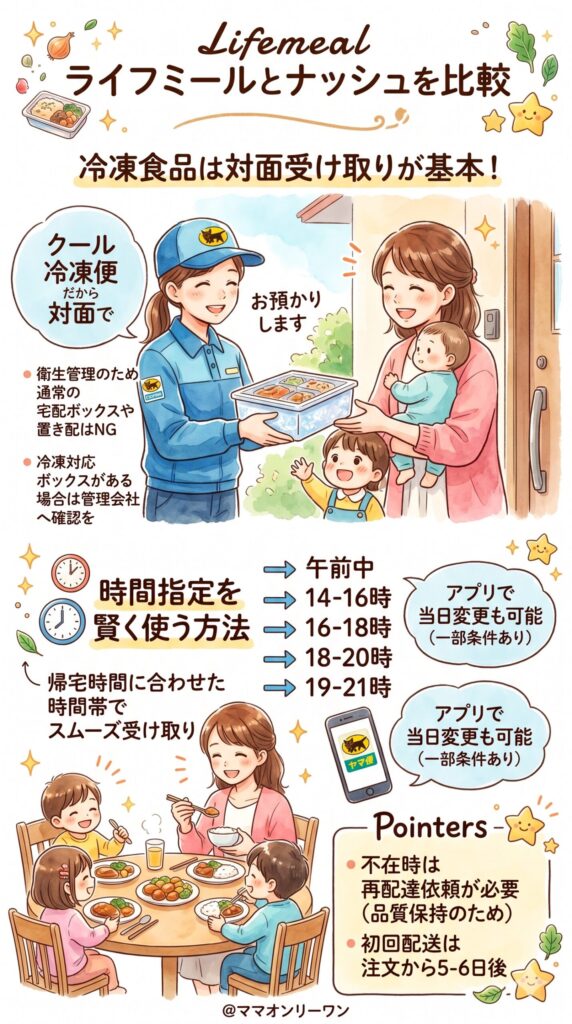 受け取りと配送｜置き配非対応・時間指定の使い方