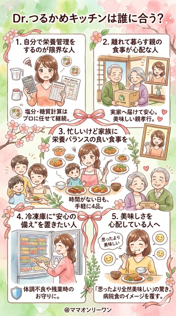 これが決め手。Dr.つるかめキッチンが「本当に合う人」の条件