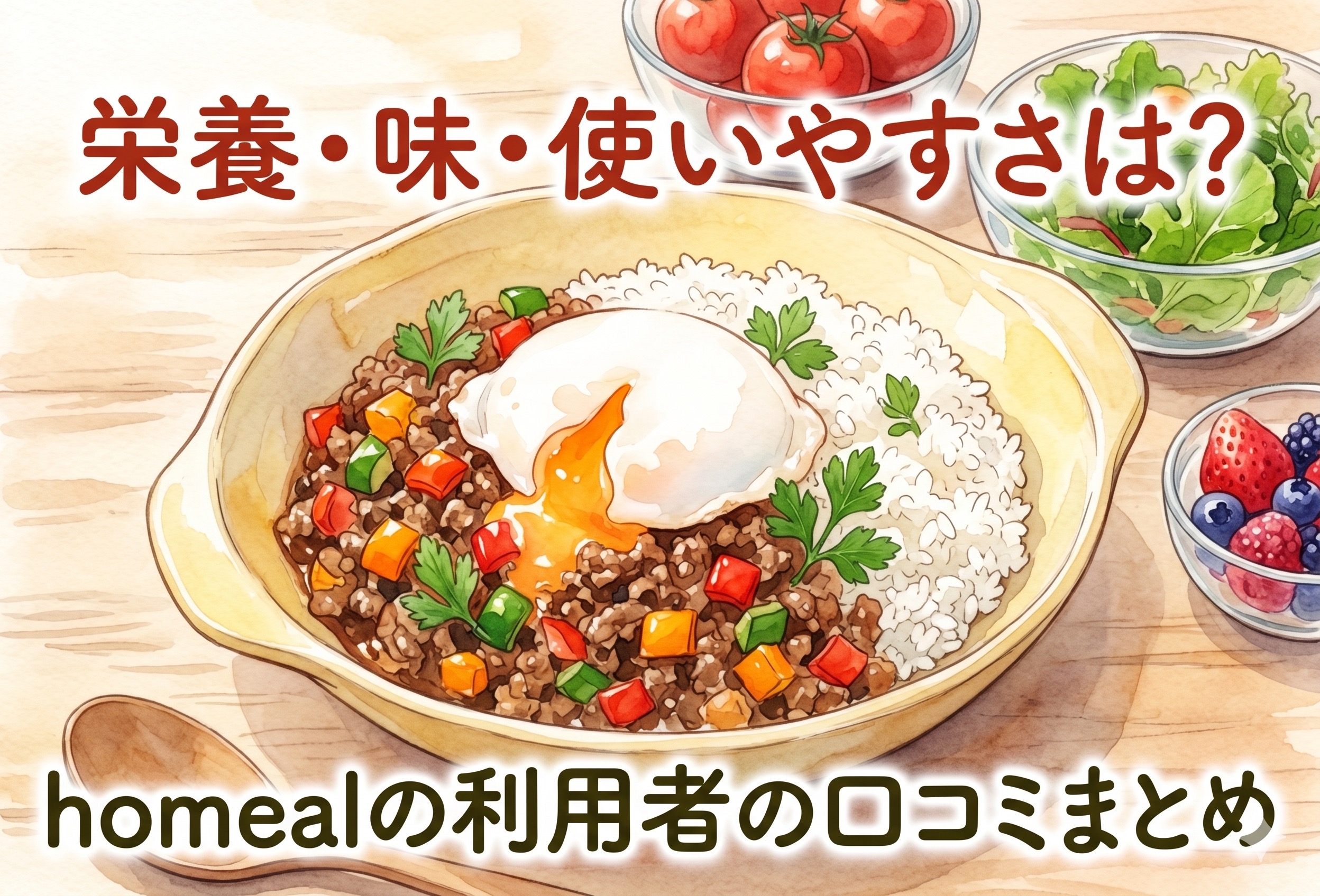 homeal(ホーミール)の利用者の口コミまとめ｜家族が楽しめる宅食の栄養・味・使いやすさの評価レビュー