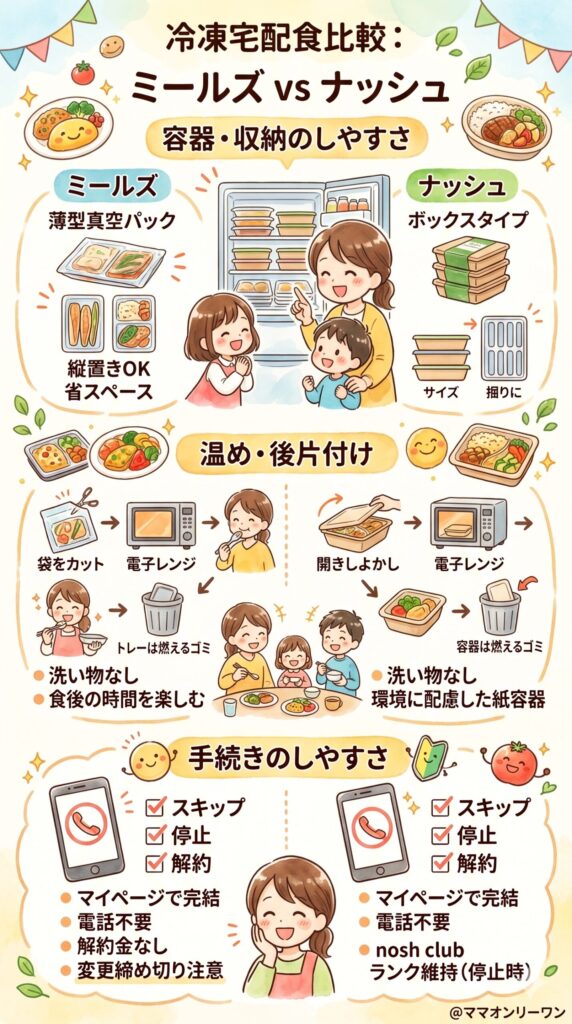 容器・冷凍庫との相性・使いやすさを比較