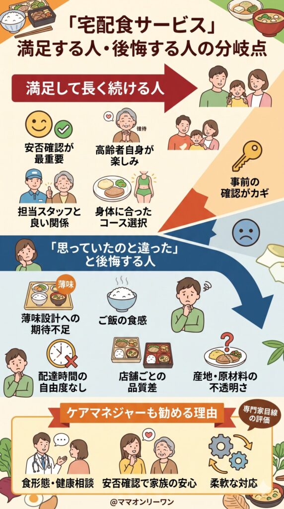 口コミに登場する「満足した人」と「後悔した人」の分岐点