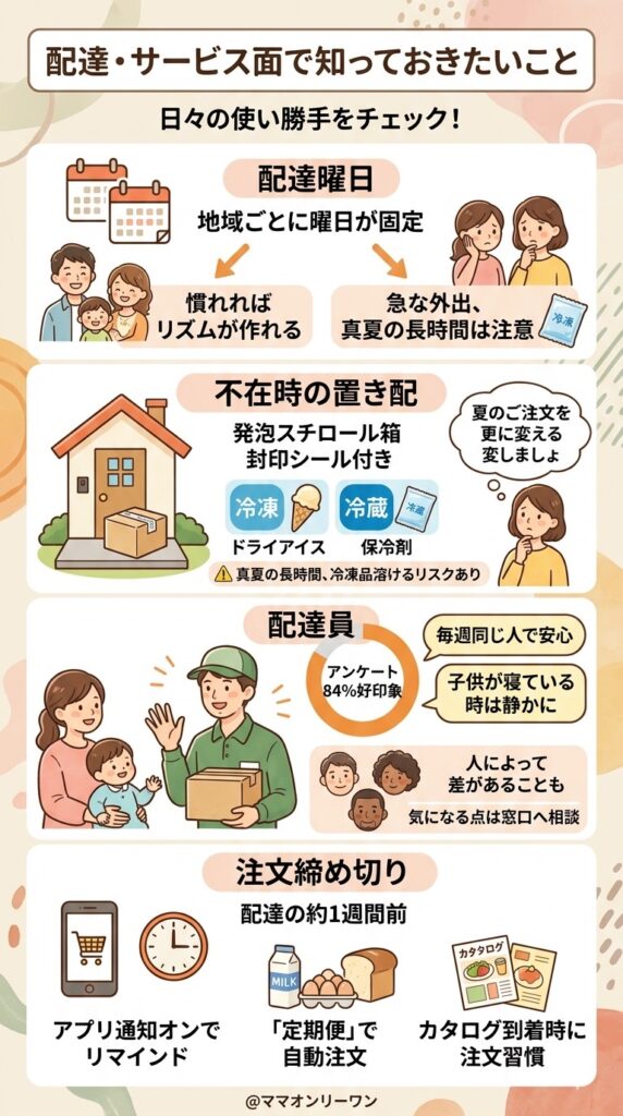 配達・サービス面で知っておきたいこと