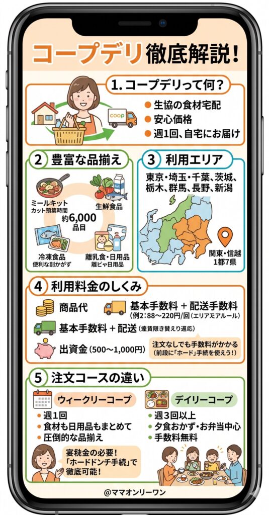 コープデリとはどんな宅配サービス？まず全体像を把握しよう