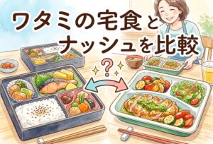 ワタミの宅食とナッシュを比較｜合う人・合わない人がはっきりわかる料金・味・使い勝手を徹底比較