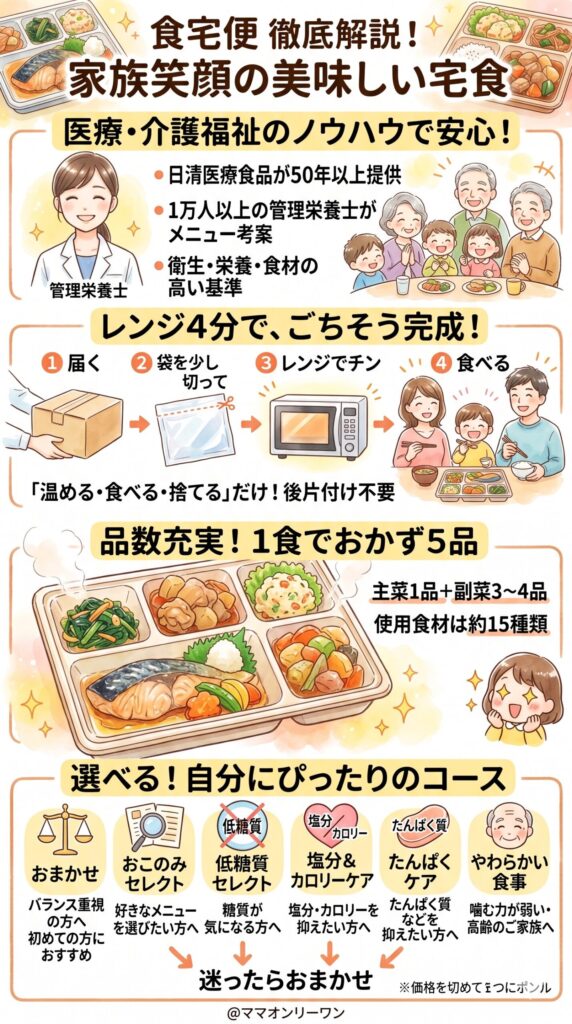 食宅便って、どんな宅食サービスなの?