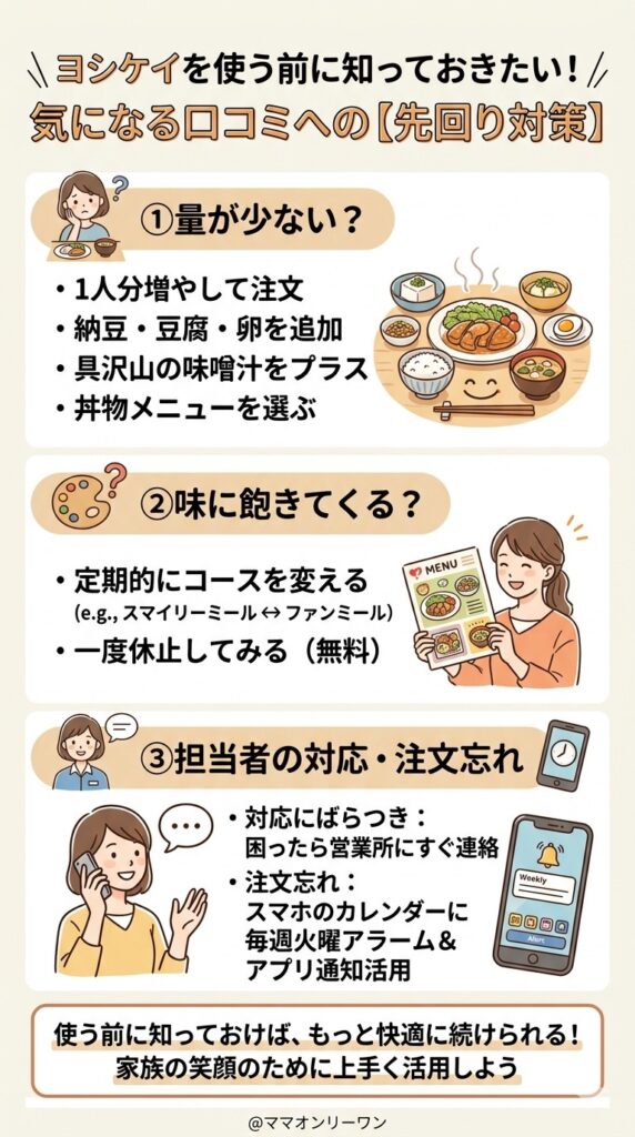 気になる口コミが集まった「ここは注意」という声