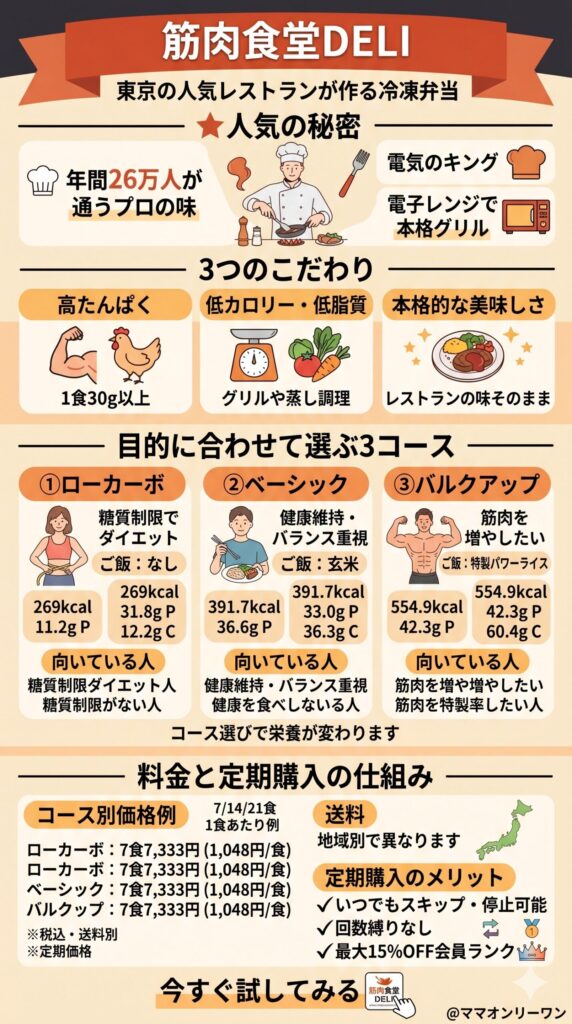 筋肉食堂DELIとは？まず基本をざっくり押さえておこう