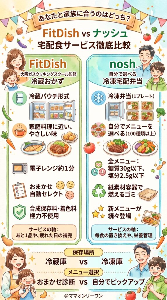 FitDishとナッシュ——まず2つのサービスの正体を知る
