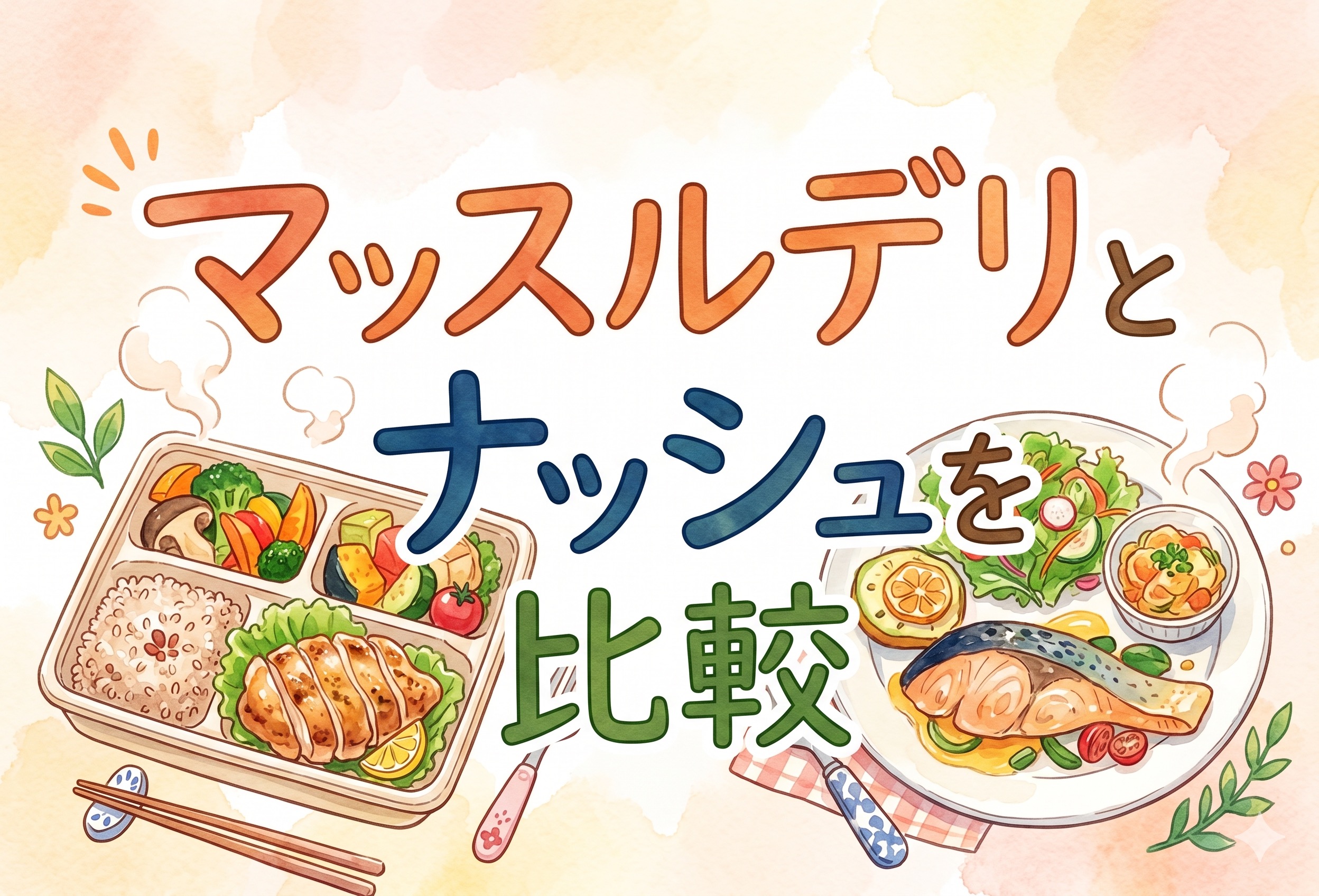 マッスルデリとナッシュを比較｜栄養・価格・味を多角的に検証した本当の違いと選び方のポイント