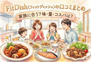 FitDish（フィットディッシュ）の口コミまとめ｜家族に合う？味・量・コスパは？使った人の声で正直に評価