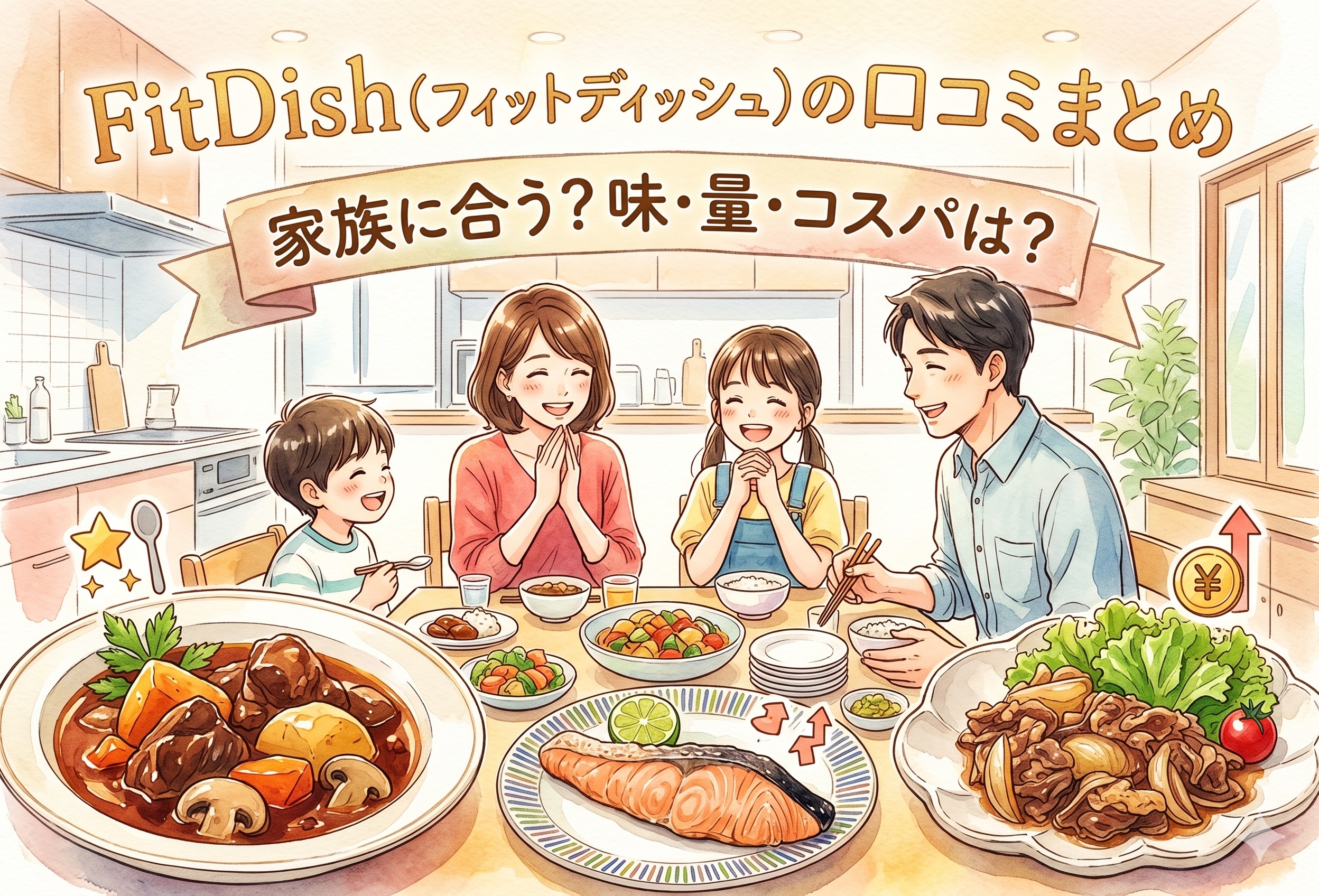 FitDish（フィットディッシュ）の口コミまとめ｜家族に合う？味・量・コスパは？使った人の声で正直に評価