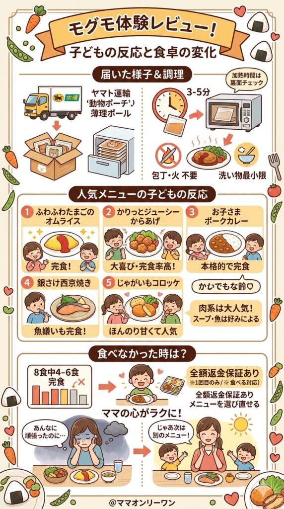 モグモを実際に使った体験レビュー｜子どもの反応と食卓の変化