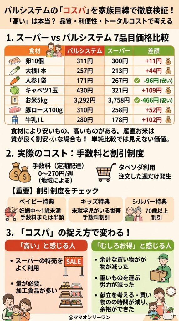 コスパを家族目線で評価すると？