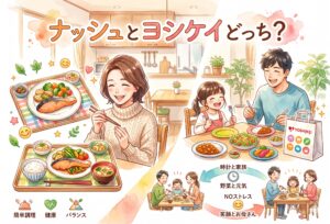 ナッシュとヨシケイを徹底比較｜送料・味・栄養で選ぶ、子育てママの冷凍宅配弁当はどっち