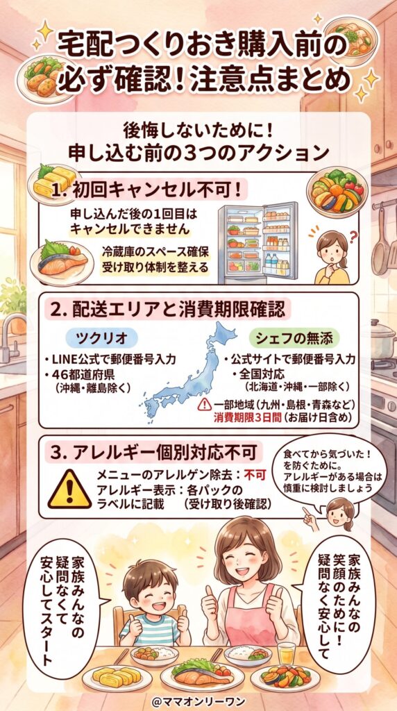 購入前に必ず確認したい注意点まとめ