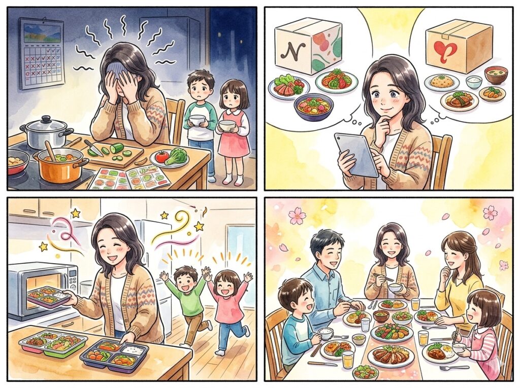 まとめ：ナッシュとヨシケイを徹底比較｜送料・味・栄養で選ぶ、子育てママの冷凍宅配弁当はどっち