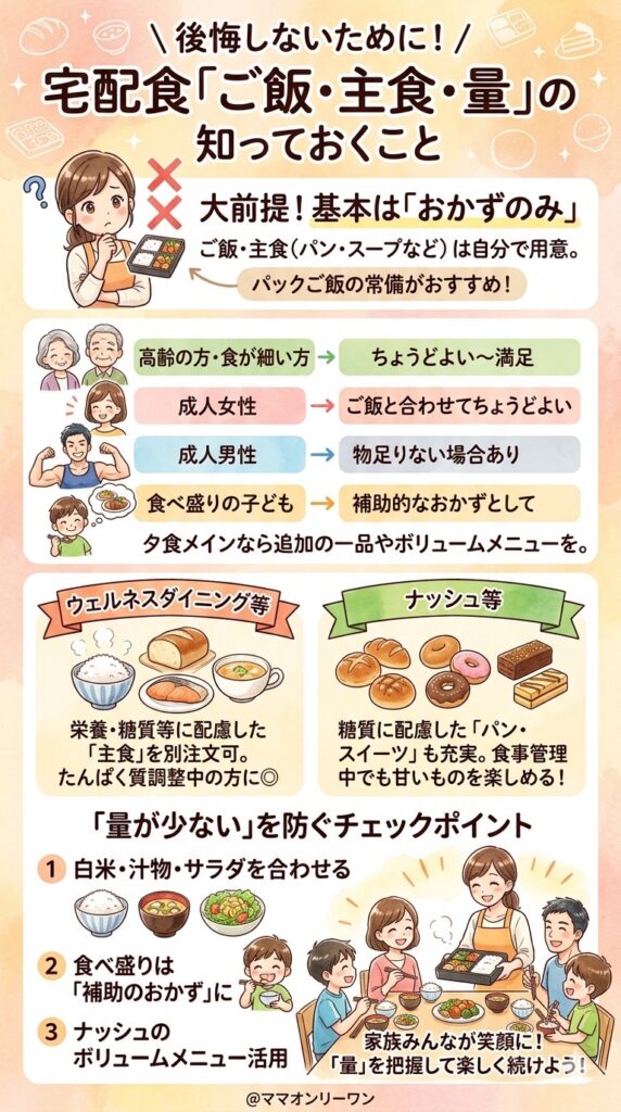 ナッシュとウェルネスダイニング　ご飯・主食・量のこと｜「足りなかった」で後悔しないために知っておくこと