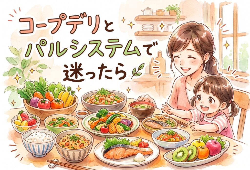 コープデリとパルシステムで迷ったら読む比較ガイド｜子育てママが選ぶポイントをまとめた